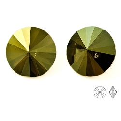 Swarovski 1122 Crystal Iridescent Green