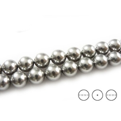 Swarovski perła 12mm Light Grey